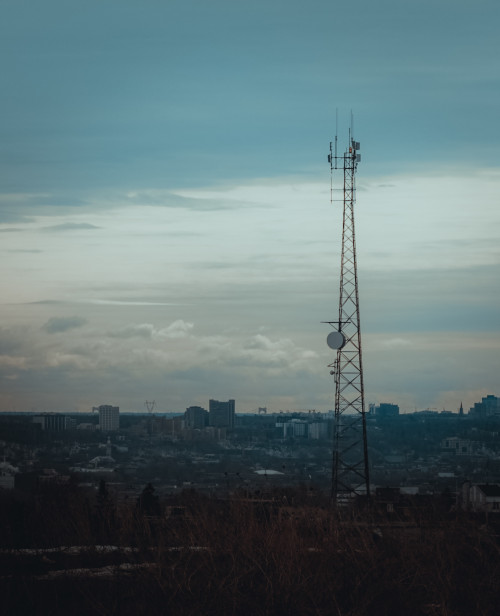 ville, city, Québec, Quebec, Canada, paysage, landscape, hiver, winter, tour, tower, ciel, sky